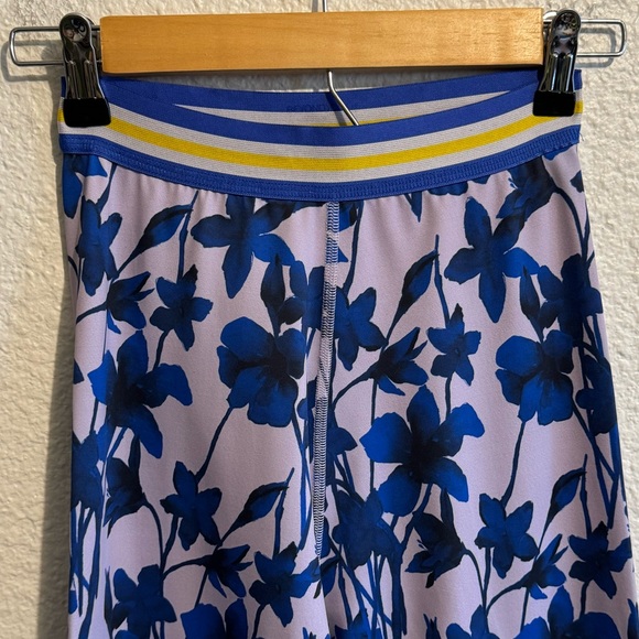 Beyond Yoga x Soulcycle High Rise Floral Leggings Blue Pink Women’s Size S - Picture 2 of 7